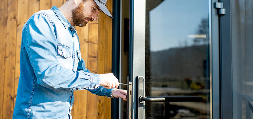 Frameless Glass Storefront Door Locks Replacement in Lake Forest, CA
