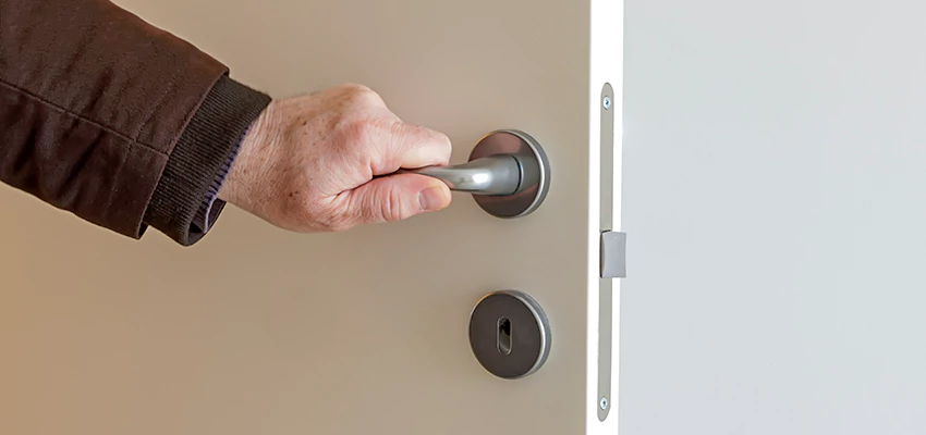 Restroom Locks Privacy Bolt Installation in Lake Forest, California